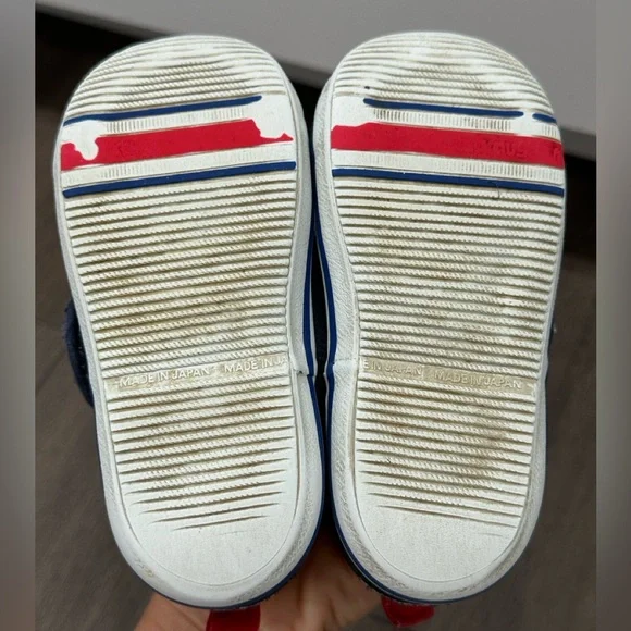 MIKI HOUSE navy blue toddler kids shoes. Size 15cm. US 9 EU 25 pre-owned - Picture 13 of 13